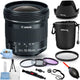 Canon EF-S 10-18mm f/4.5-5.6 IS STM Lens 9519B002 - 10PC Accessory Bundle Canon