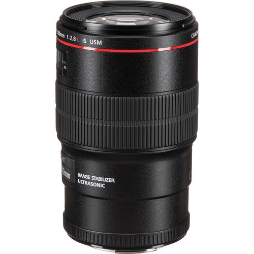 Canon EF 100mm f/2.8L Macro IS USM Objektiv + Filter-Kit + Objektivtasche im Paket