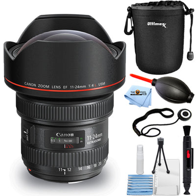 Canon EF 11–24 mm f/4L USM Weitwinkel-Zoomobjektiv (schwarz) + Objektivtasche Pro Bundle