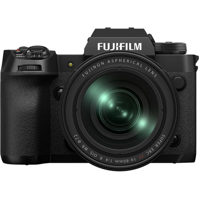 FUJIFILM X-H2 spiegellose Kamera mit 16-80-mm-Objektiv – 12-teiliges Zubehörpaket