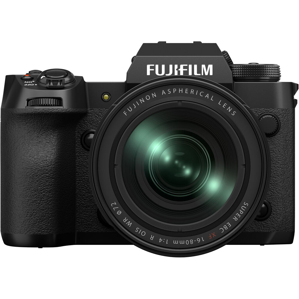 FUJIFILM X-H2 Spiegellose Kamera mit 16-80-mm-Objektiv - 7-teiliges Zubehörpaket