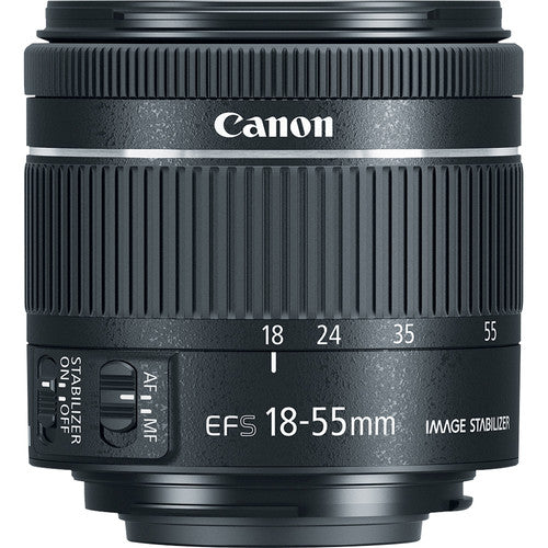 Canon EF-S 18-55mm f/4-5.6 IS STM Objektiv 1620C002 + UV-Ultraviolettfilter