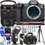 Canon EOS R5 Mirrorless Camera with 24-105mm f/4 Lens - 13PC Accessory Bundle