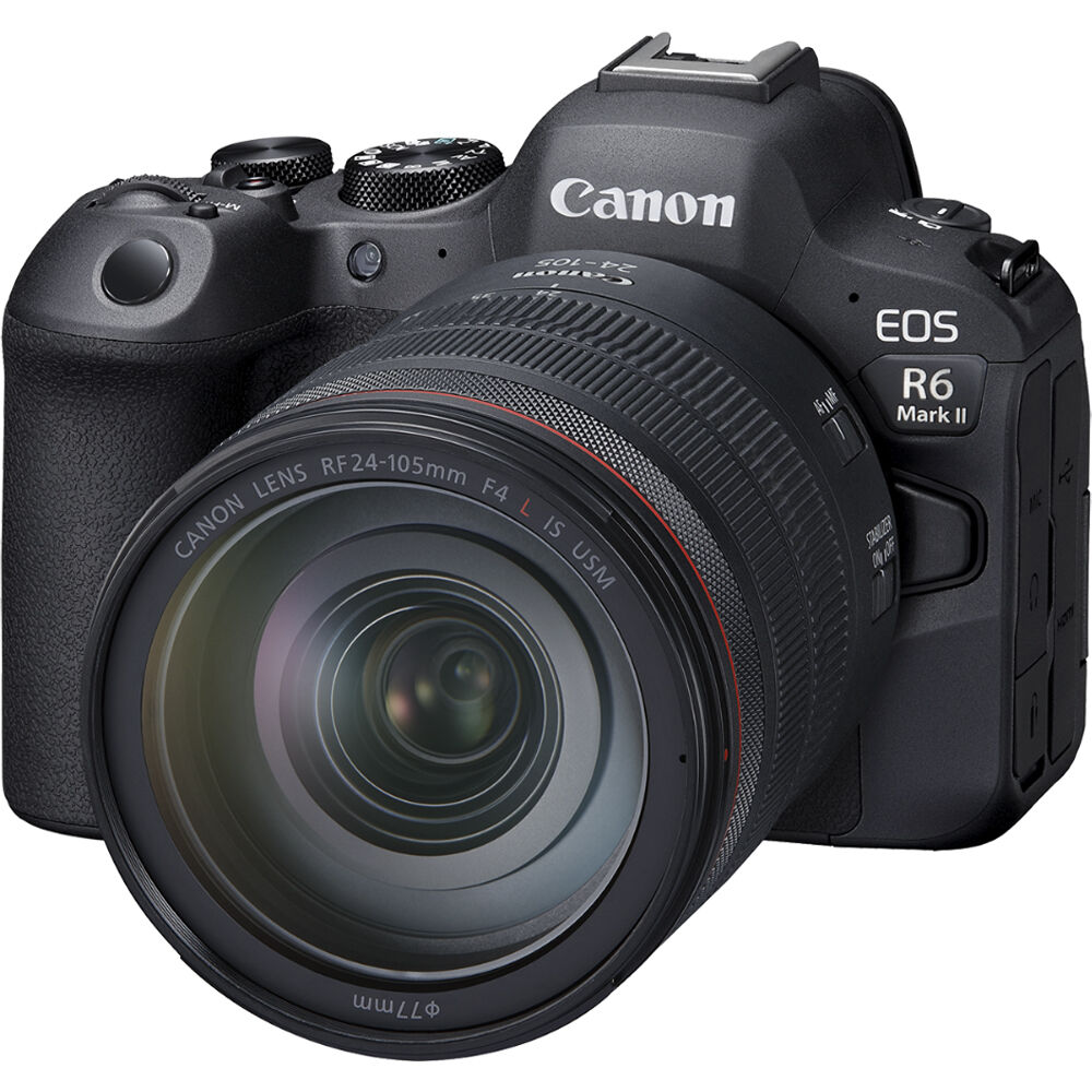 Canon EOS R6 Mark II spiegellose Kamera mit 24-105 mm f/4 Objektiv - 5666C011