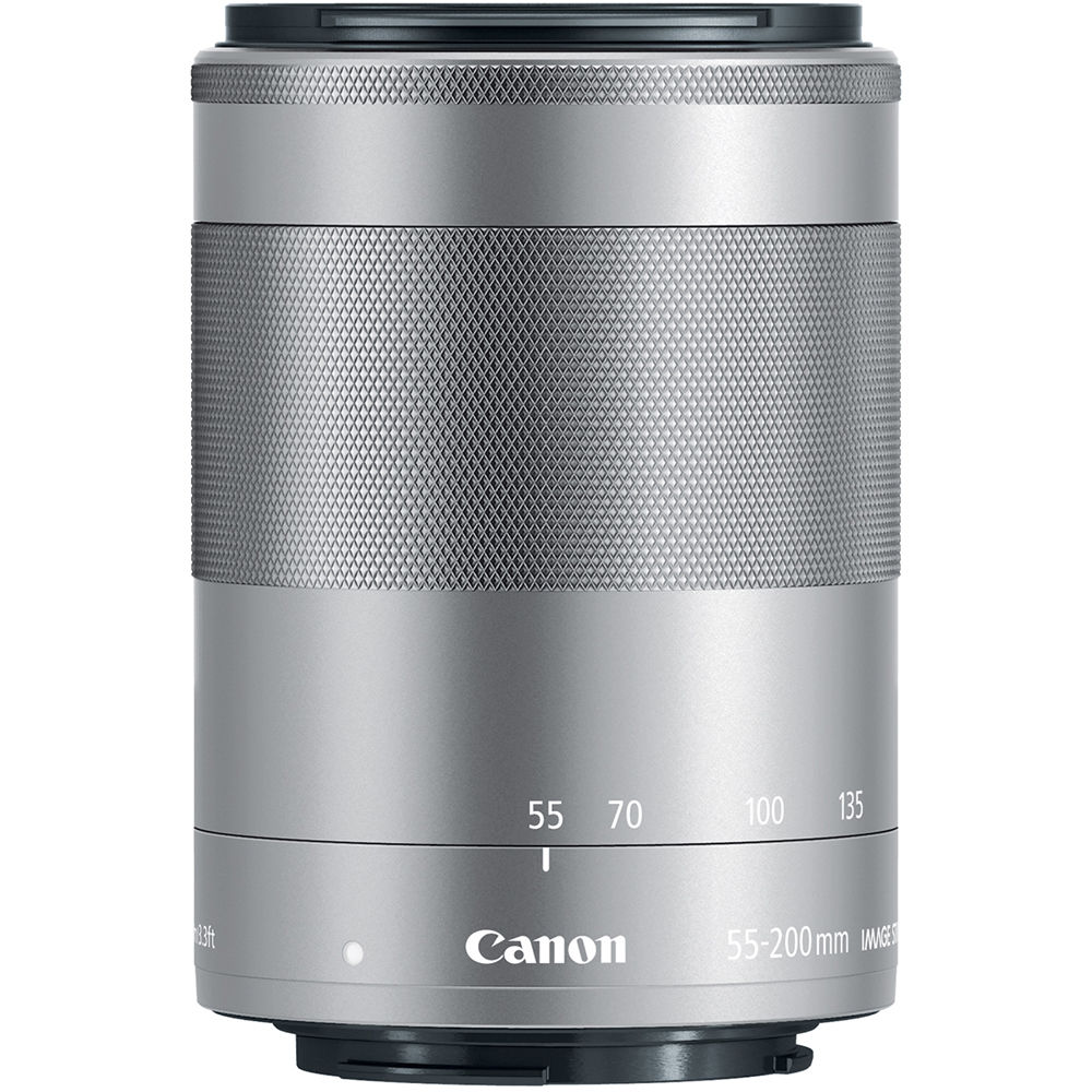 Canon EF-M 55-200mm f/4.5-6.3 IS STM Objektiv (Silber) - 1122C002