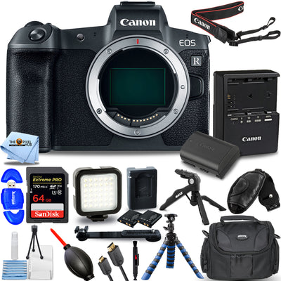 Canon EOS R Mirrorless Digital Camera (Body Only) - 12PC Accessory Bundle