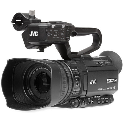 JVC GY-HM180 Ultra HD 4K 12.4MP Camcorder - Essential 32GB Bundle