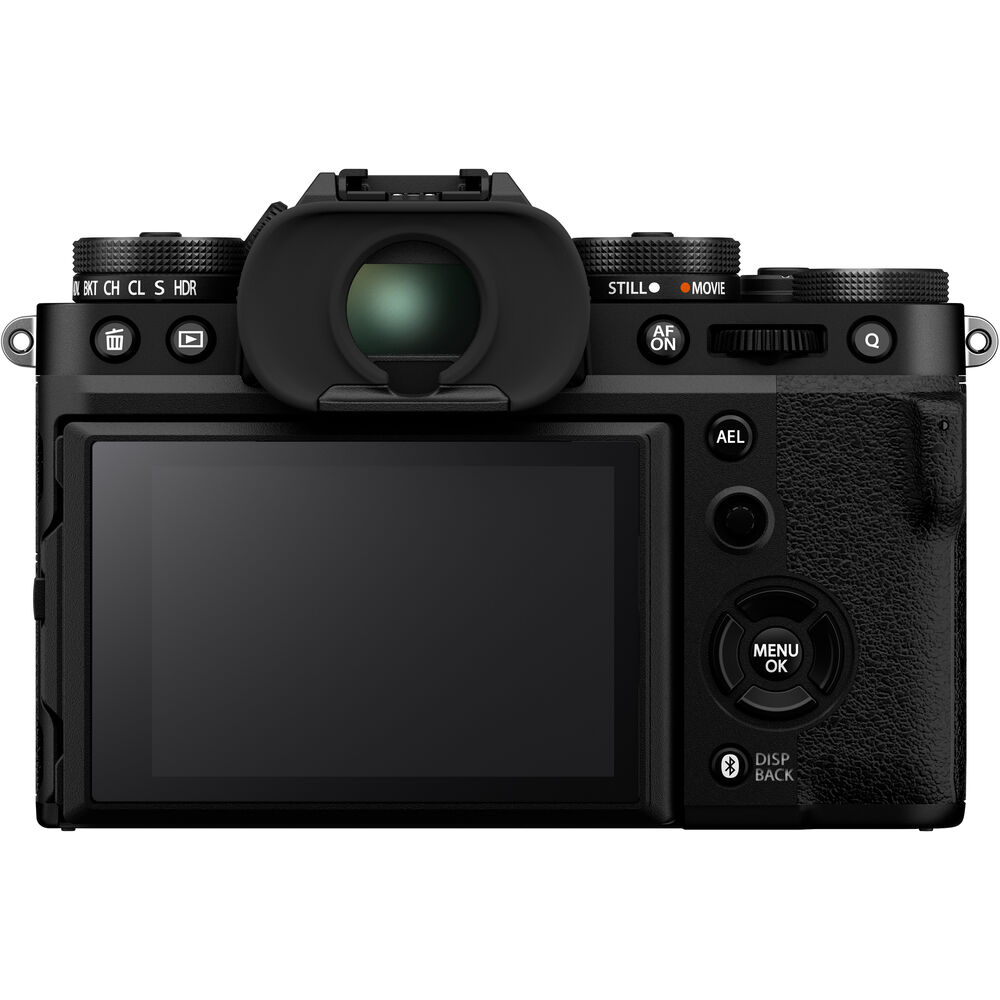 FUJIFILM X-T5 spiegellose Kamera und 18-55-mm-Objektiv (schwarz) – 7-teiliges Zubehörpaket