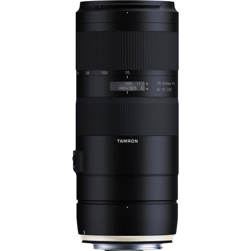 Tamron 70-210mm f/4 Di VC USD Lens for Canon EF + Filter Kit + Tulip Hood Bundle