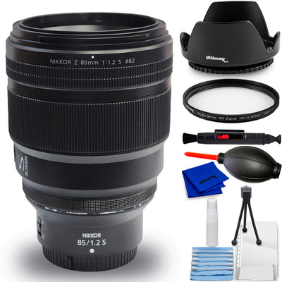 Nikon NIKKOR Z 85 mm 1:1,2 S-Objektiv (Nikon Z) 20114 – 7-teiliges Zubehörpaket