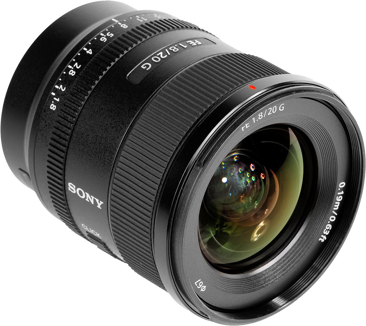 Sony FE 20 mm f/1,8 G Objektiv SEL20F18G - 7-teiliges Zubehörpaket