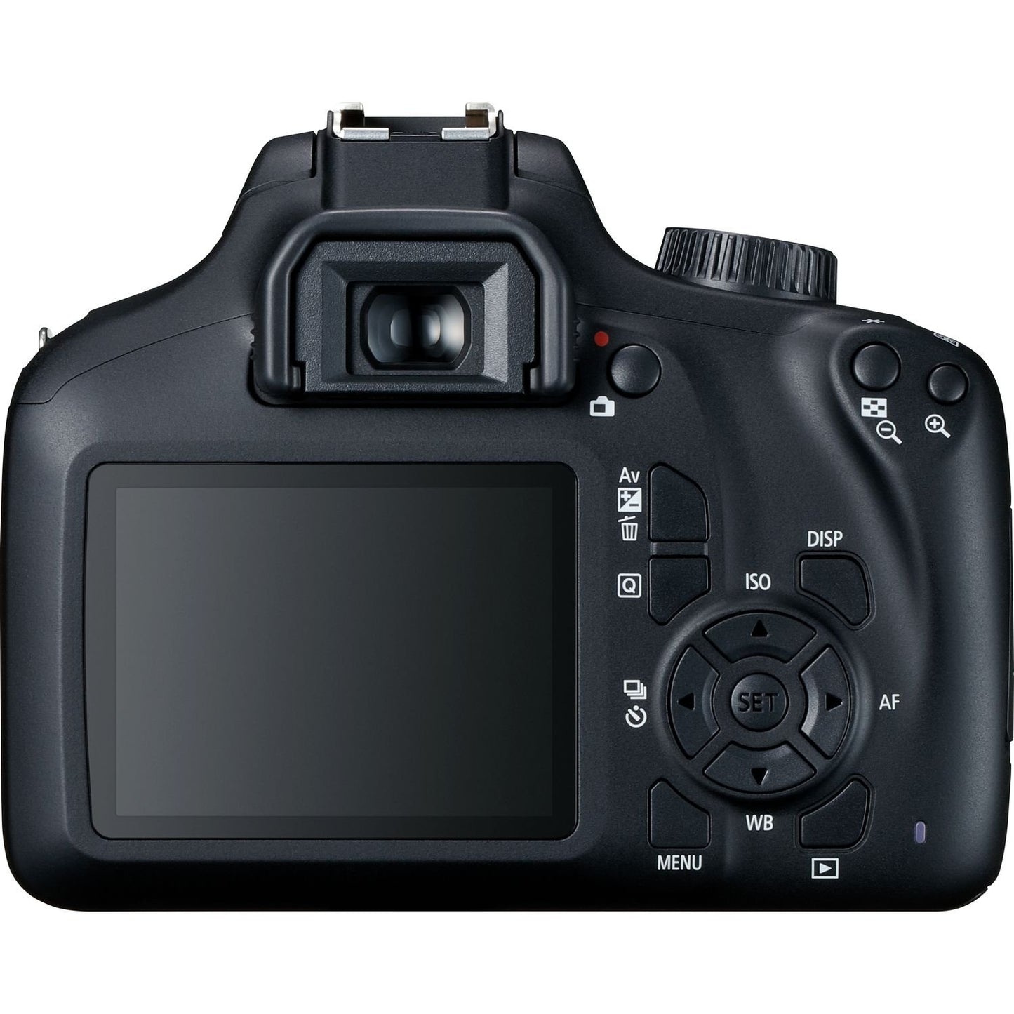 Canon EOS 4000D/Rebel T100 DSLR-Kamera mit 18-55 mm III-Objektiv – 12-teiliges Paket