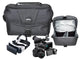 Deluxe Padded Gadget Bag Case for Cameras Camcorders VR Goggles (Large, Black) Ultimaxx