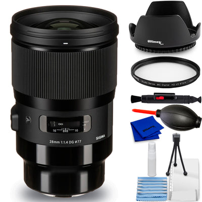 Sigma 28mm f/1.4 DG HSM Art Objektiv (L-Mount) 441969 - 7-teiliges Zubehörpaket