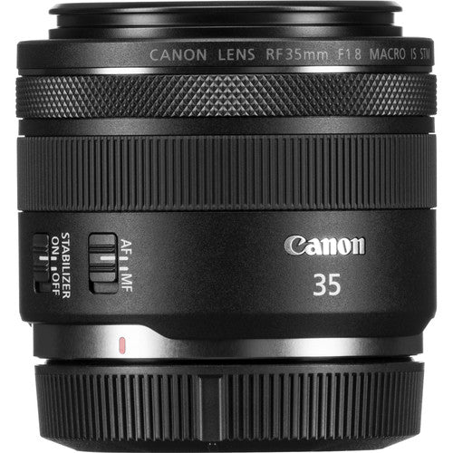 Canon RF 35mm f/1.8 IS Macro STM Objektiv - 12-teiliges Zubehörpaket