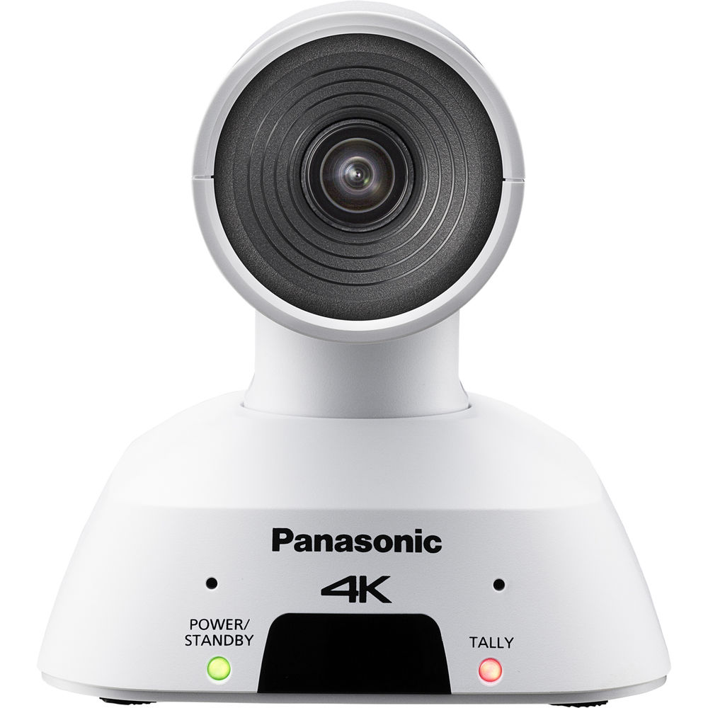 Panasonic AW-UE4WG Kompakte 4K PTZ-Kamera mit IP-Streaming (weiß) – Bundle