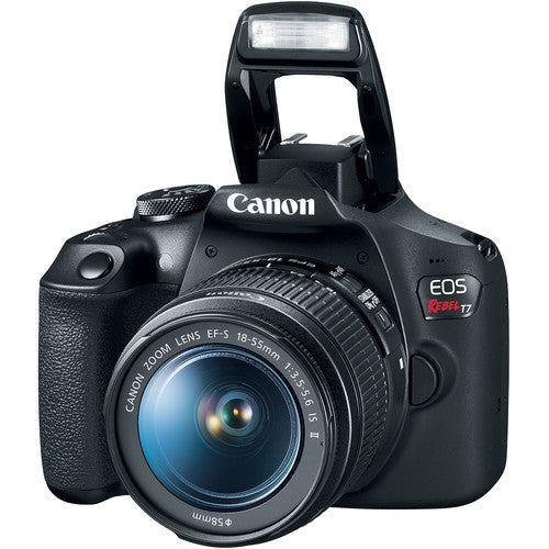 Canon EOS Rebel T7 DSLR mit 18-55 mm IS II 2727C002 + SanDisk Ultra 32 GB SD