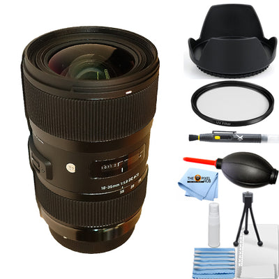 Sigma 18–35 mm f/1,8 DC HSM Art-Objektiv für Nikon 210–306 – UV-Filterpaket