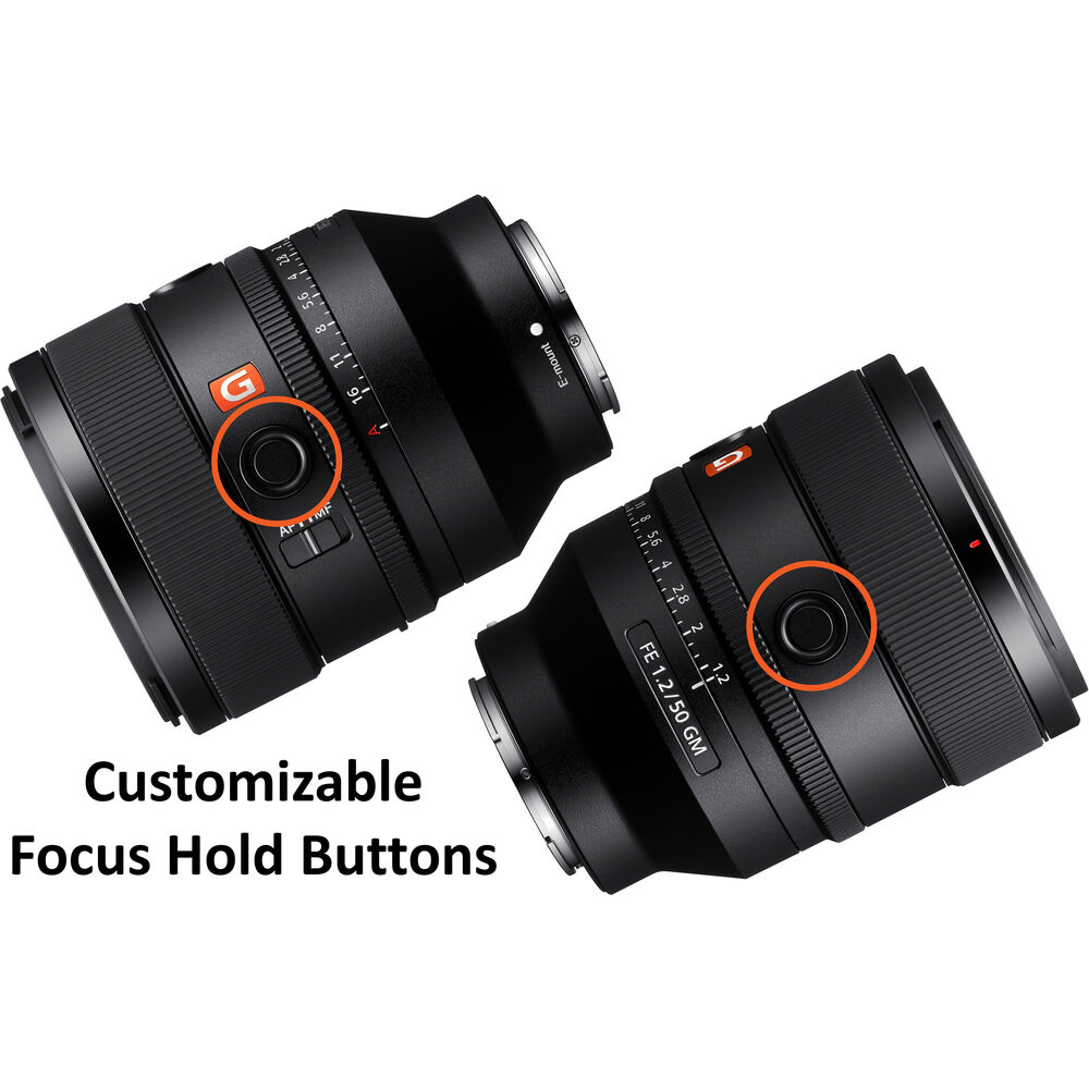 Sony FE 50 mm f/1.2 GM-Objektiv SEL50F12GM – 7-teiliges Zubehörpaket