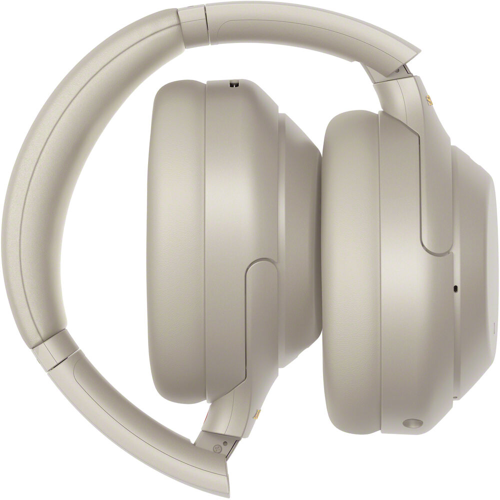 Sony WH-1000XM4 Kabellose Over-Ear-Kopfhörer mit Geräuschunterdrückung (Silber)