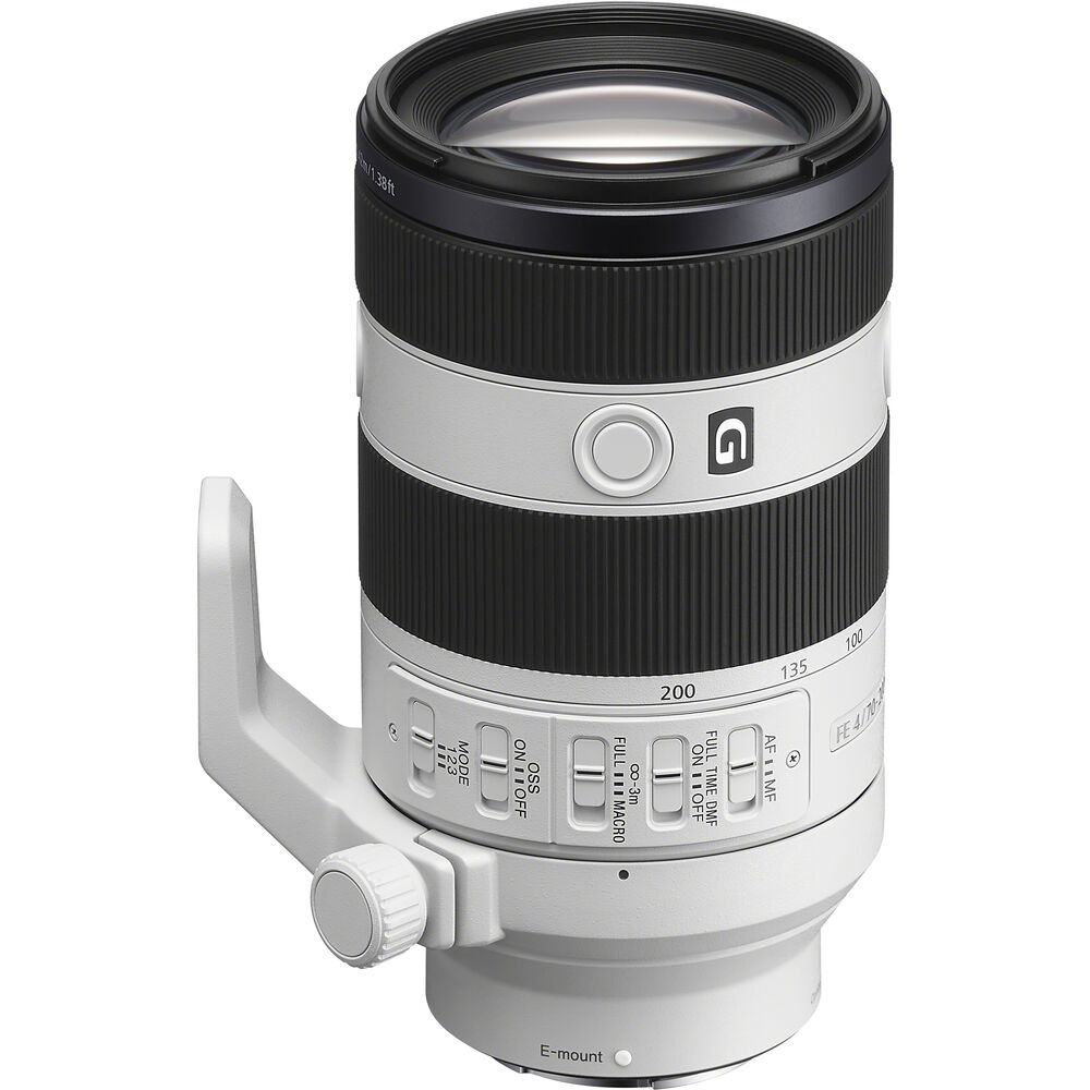 Sony FE 70–200 mm f/4 Makro G OSS II-Objektiv (Sony E) – 10-teiliges Zubehörpaket