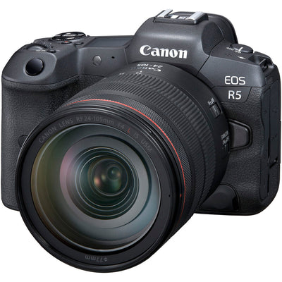 Canon EOS R5 spiegellose Kamera mit 24-105 mm f/4 Objektiv - 4147C013