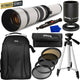 ULTIMAXX 650-1300mm f/8 Super Zoom Lens for Canon EF + Filter Kit + Backpack Ultimaxx