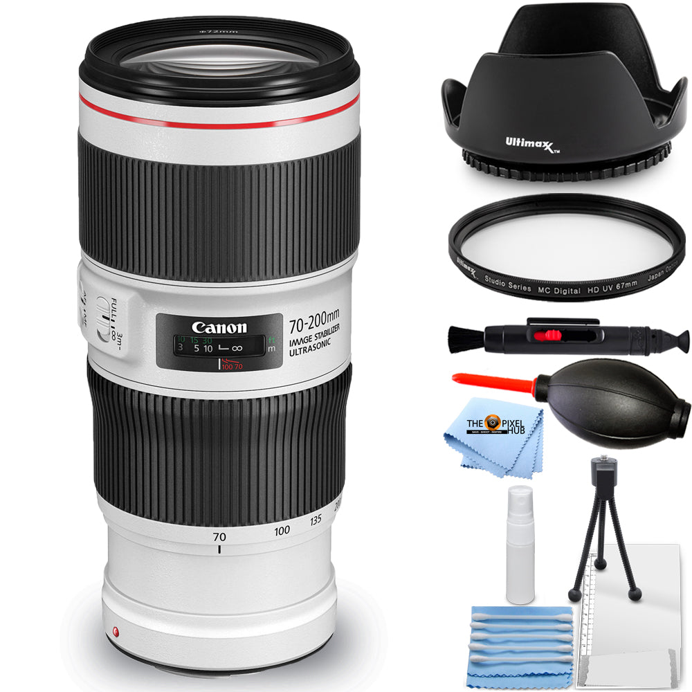 Canon EF 70-200mm f/4L IS II USM Objektiv 2309C002 - Essential UV-Filterpaket