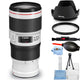 Canon EF 70-200mm f/4L IS II USM Lens 2309C002 - Essential UV Filter Bundle Canon