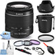 Canon EF-S 18-55mm f/3.5-5.6 III Zoom Lens Filter Kit Bundle - New in White Box Canon