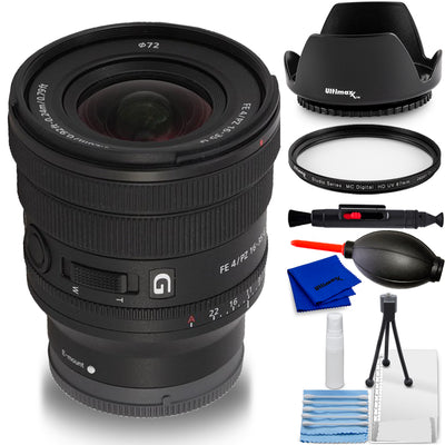 Sony FE PZ 16–35 mm f/4 G-Objektiv SELP1635G – 7-teiliges Zubehörpaket