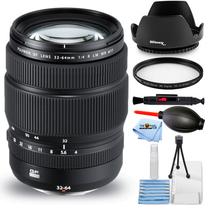 FUJIFILM GF 32-64 mm f/4 R LM WR Objektiv 600018214 - 7-teiliges Zubehörpaket