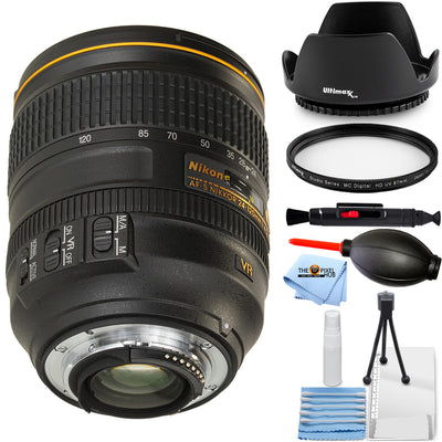 Nikon AF-S NIKKOR 24–120 mm 1:4G ED VR-Objektiv 2193 – 7-teiliges Zubehörpaket