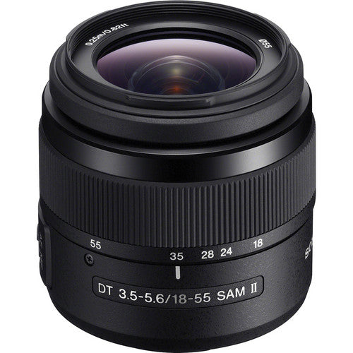 Sony DT 18–55 mm f/3,5–5,6 SAM II-Objektiv (offene Verpackung) – SAL18552