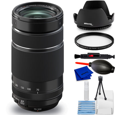 FUJIFILM XF 70–300 mm f/4–5,6 R LM OIS WR-Objektiv 16666868 – 7-teiliges Zubehörpaket