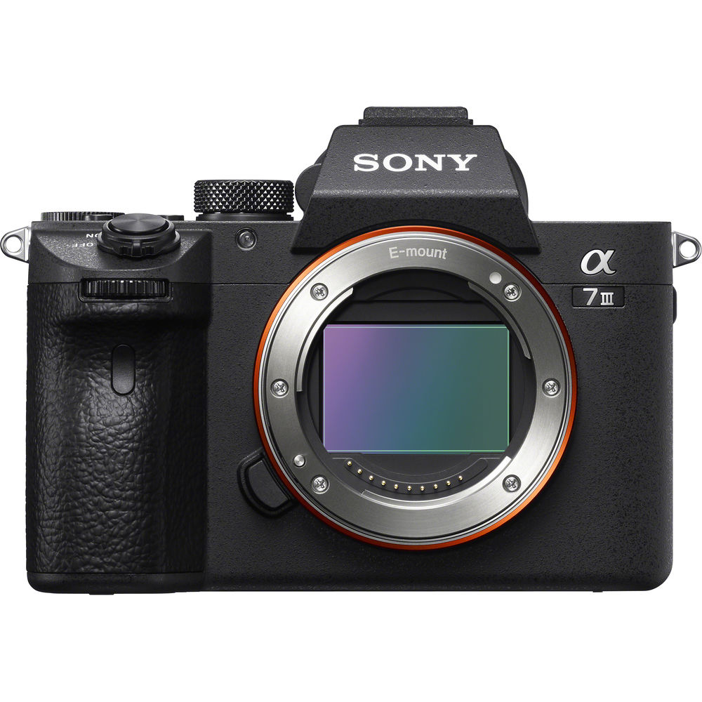 Spiegellose Kamera Sony a7 III mit 24–70 mm f/4-Objektiv + 64 GB + Deluxe-Tragetasche