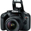 Canon EOS Rebel T100/4000D DSLR-Kamera mit 18-55 mm DC III-Objektiv + 64 GB-Paket