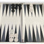 Lucite Acrylic Backgammon Set 18" Large Premium Board and Pieces (White)
