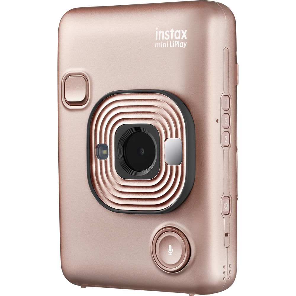 FUJIFILM INSTAX Mini LiPlay Hybrid-Sofortbildkamera (Blush Gold) – 16631851