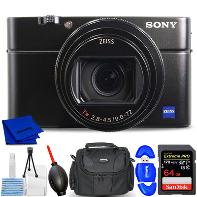 Sony Cyber-shot DSC-RX100 VII Digitalkamera DSC-RX100M7 – Essential 64 GB Bundle