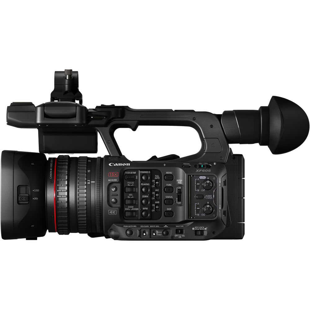 Canon XF605 UHD 4K HDR Pro Camcorder 5076C002 – 14-teiliges Zubehörpaket