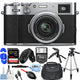 FUJIFILM X100V Digital Camera (Silver) 16642939 - 12PC Accessory Bundle Fujifilm