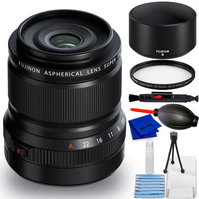 FUJIFILM XF 30mm f/2.8 R LM WR Makroobjektiv 16792576 - 7-teiliges Zubehörpaket