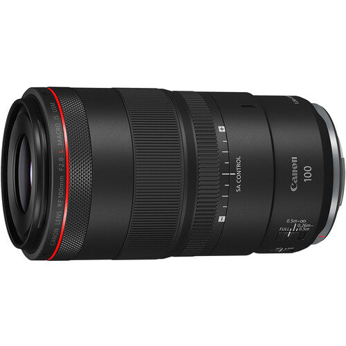 Canon RF 100mm f/2.8L Macro IS USM Objektiv mit 21-teiligem Pro-Zubehörpaket