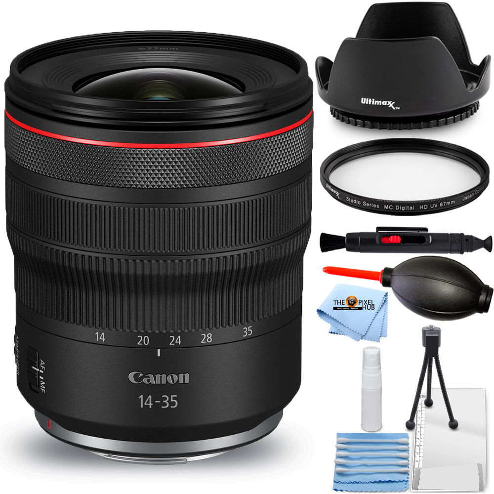 Canon RF 14-35mm f/4L IS USM Objektiv 4857C002 - 7-teiliges Zubehörpaket