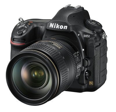 Nikon D850 DSLR-Kamera im FX-Format mit AF-S NIKKOR 24–120 mm 1:4G ED VR-Objektiv