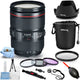 Canon EF 24-105mm f/4L IS II USM Lens 1380C002 + Filter Kit + Lens Pouch Bundle Canon