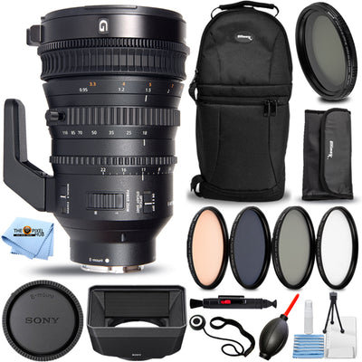 Sony E PZ 18-110mm f/4 G OSS Lens (New in White Box) - Filter Kit Bundle