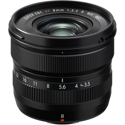 FUJIFILM XF 8mm f/3.5 R WR Objektiv 16797760 - 10-teiliges Zubehörpaket