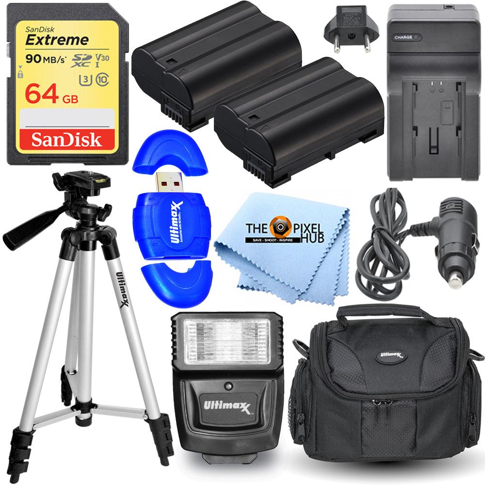 MEGA-Zubehörpaket für Nikon D500, D610, D7100, D7200, D750, D7500, D810, D850